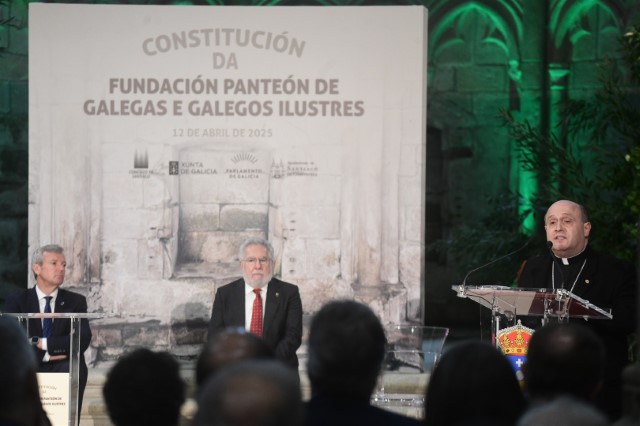 Santalices destaca o acordo social e político para constitución da Fundación do Panteón de Galegas e Galegos Ilustres